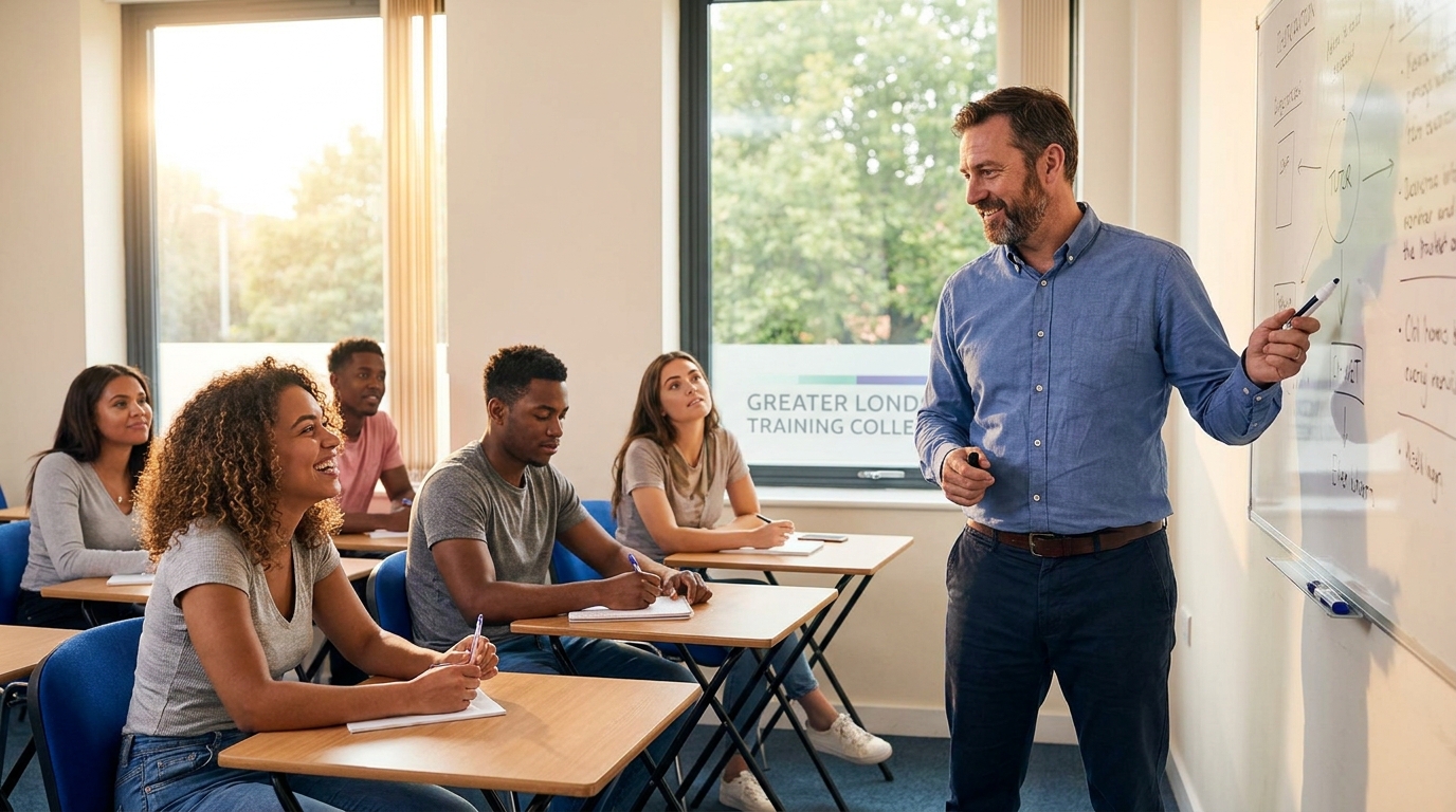 A tutor teaching adult learners job-ready skills at Nexis CPD